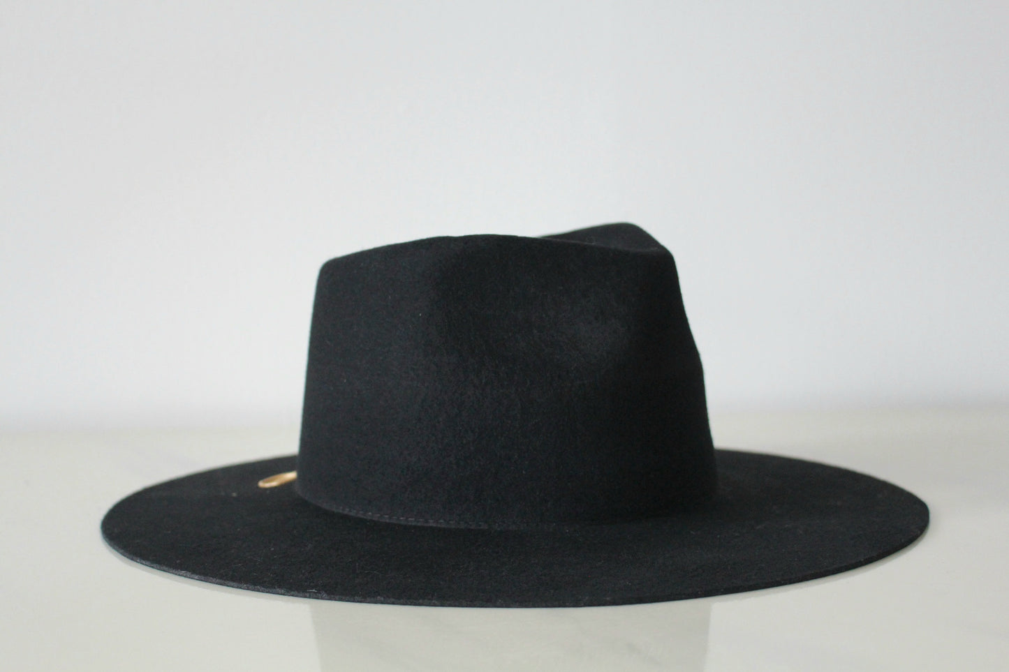 Wide Brim Fedora - Black