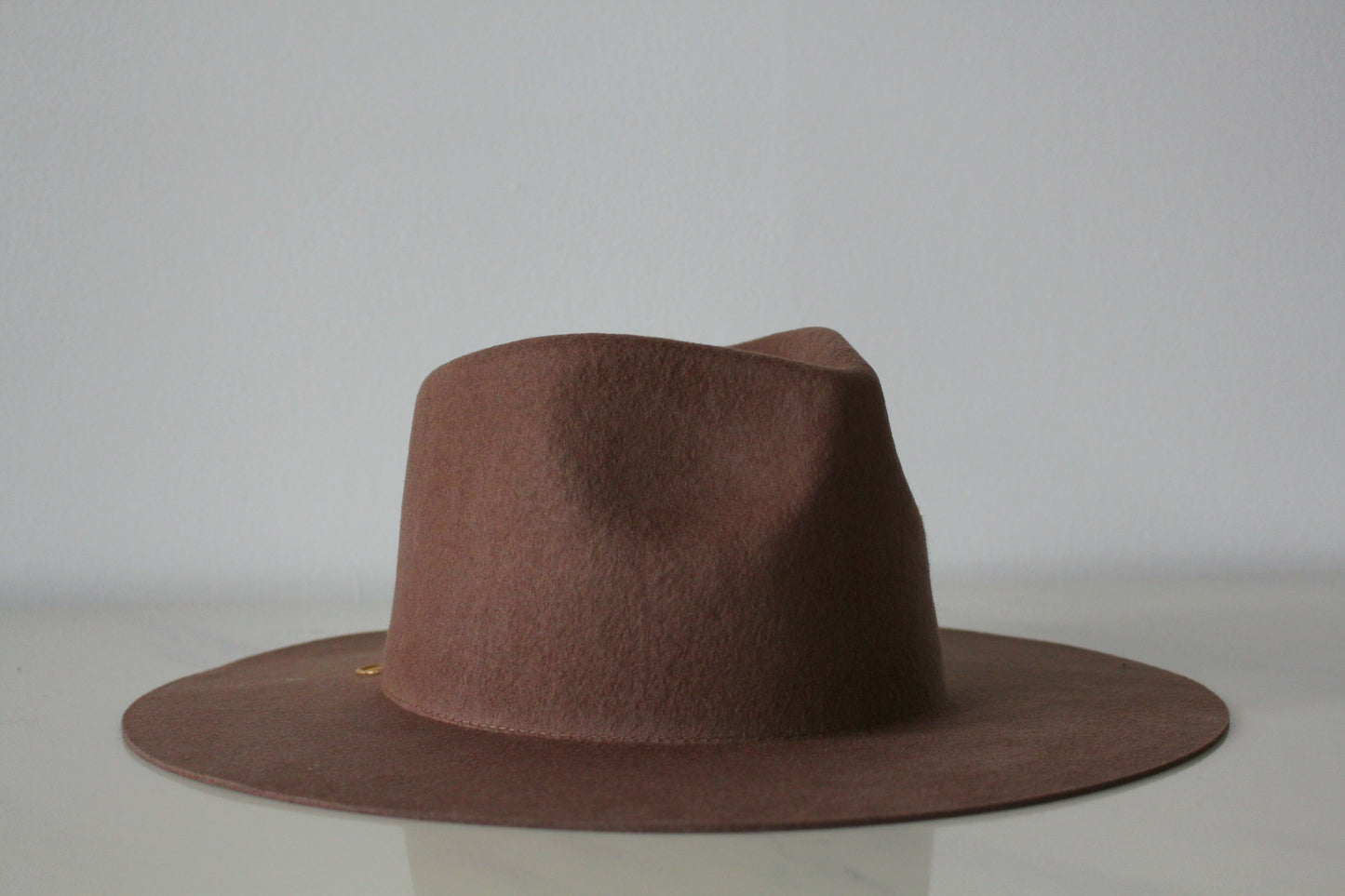 Wide Brim Fedora - Brown
