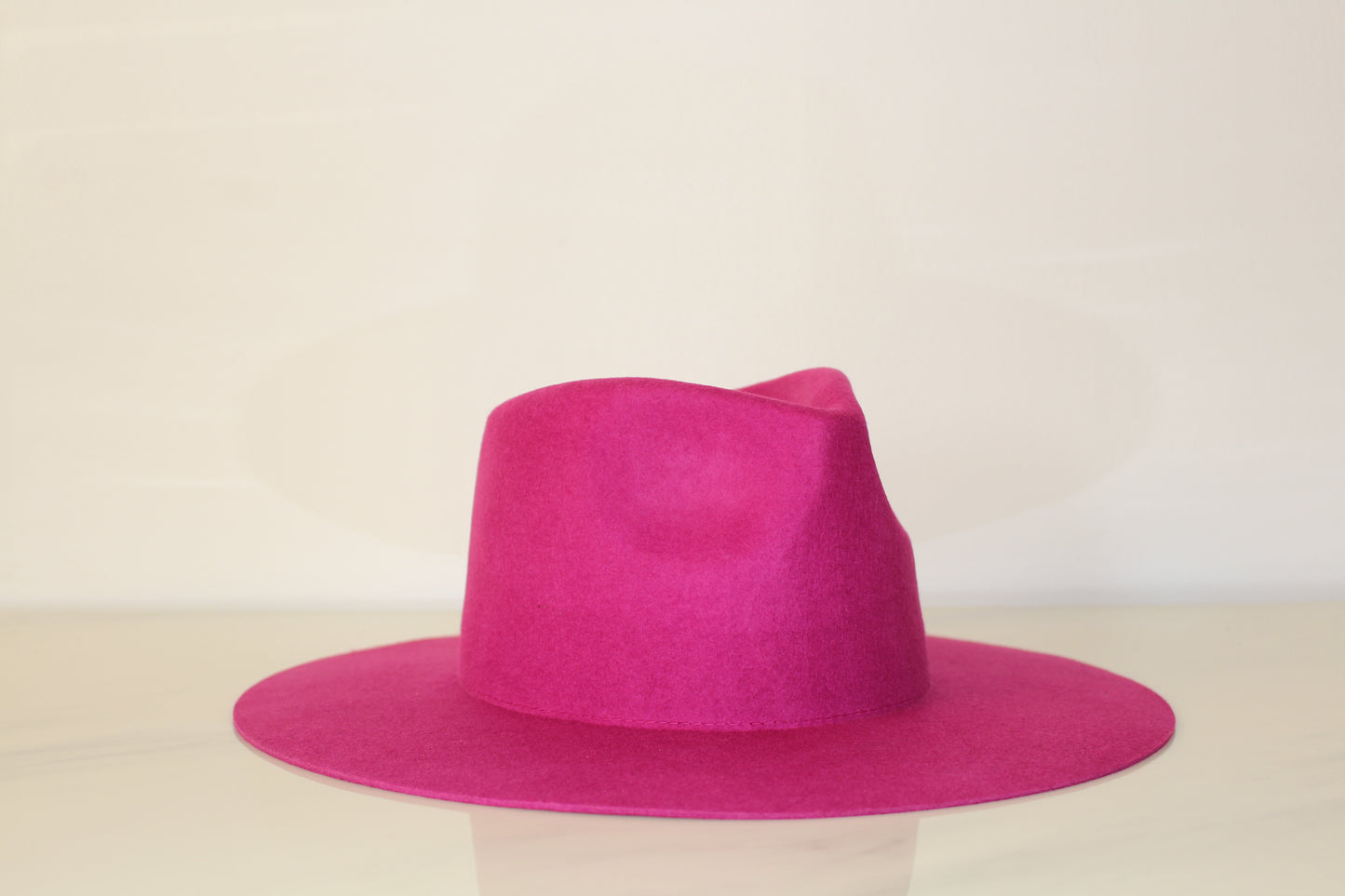 Wide Brim Fedora - Magenta