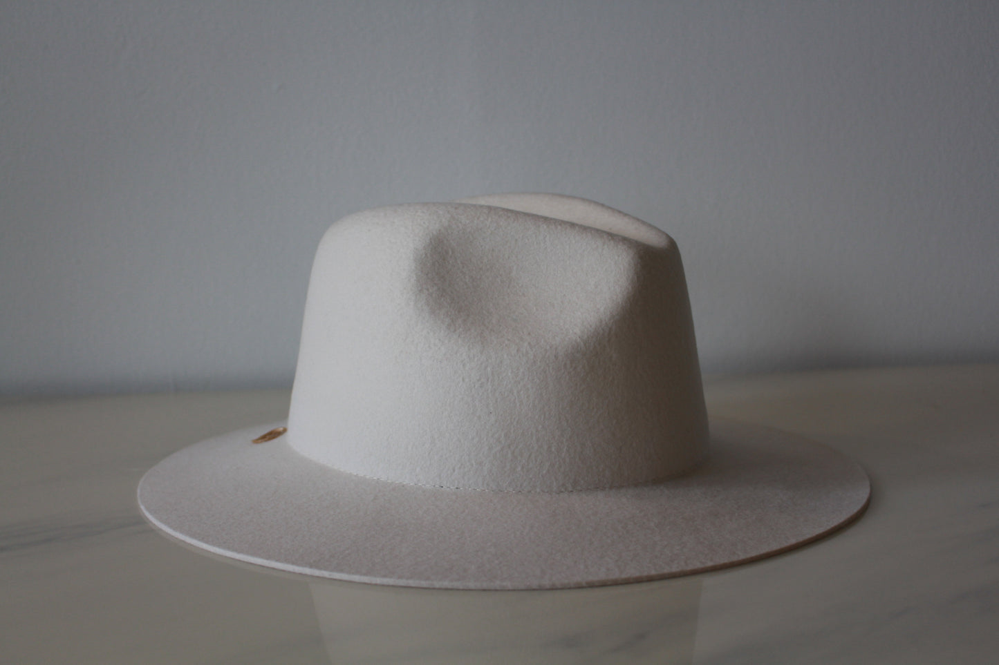 Large Size Fedora - Ivory