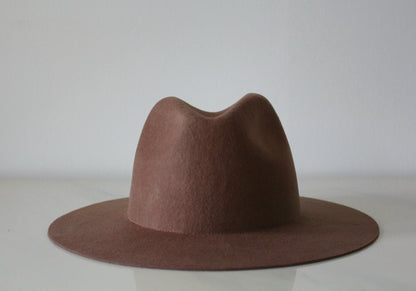 Large Size Fedora - Brown