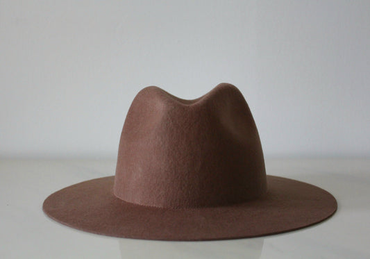 Large Size Fedora - Brown