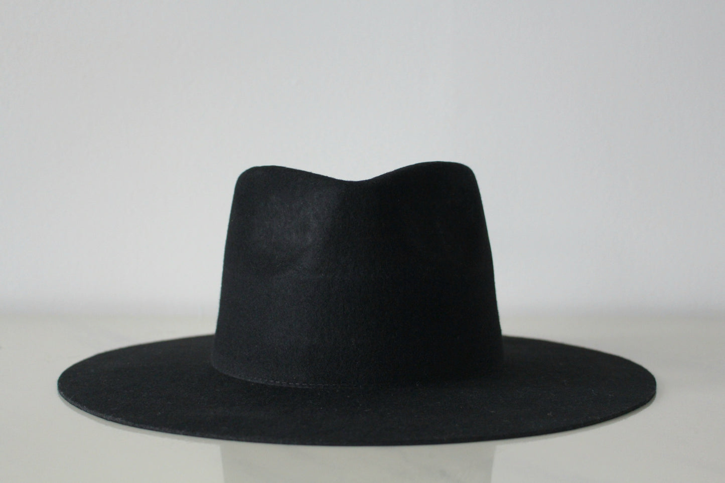 Wide Brim Fedora - Black